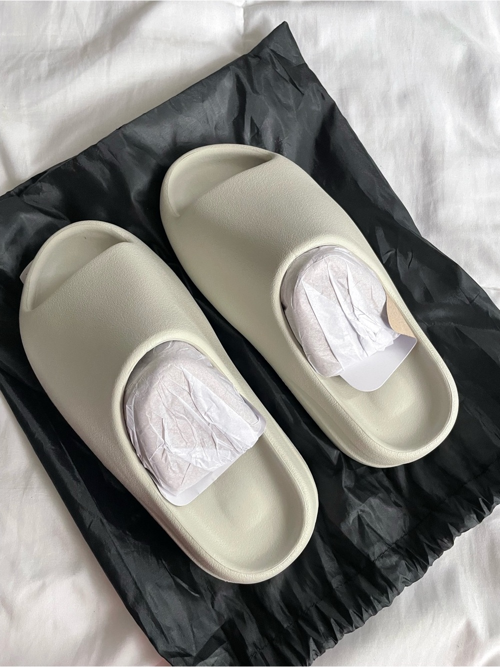 Yeezy Cream Slides - Women's Slip-On Comfort